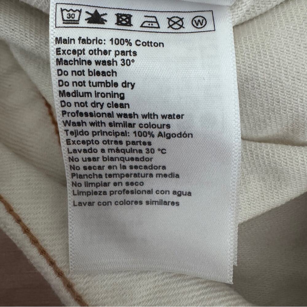 Ba&sh David Denim Shorts in Ecru size 2 - Picture 13 of 15